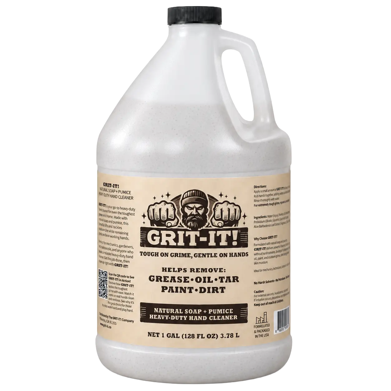 GRIT-IT! 1-gallon heavy-duty pumice hand cleaner jug